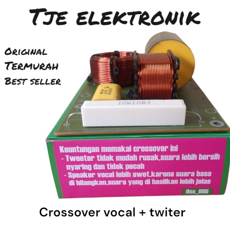 crossover midnight, crossover twiter +vocal,crossover array,crossover midel