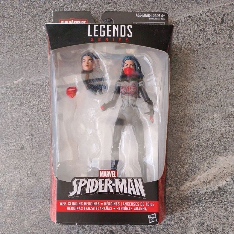 Mainan Action Figure Marvel Legends Spider-Man - Silk