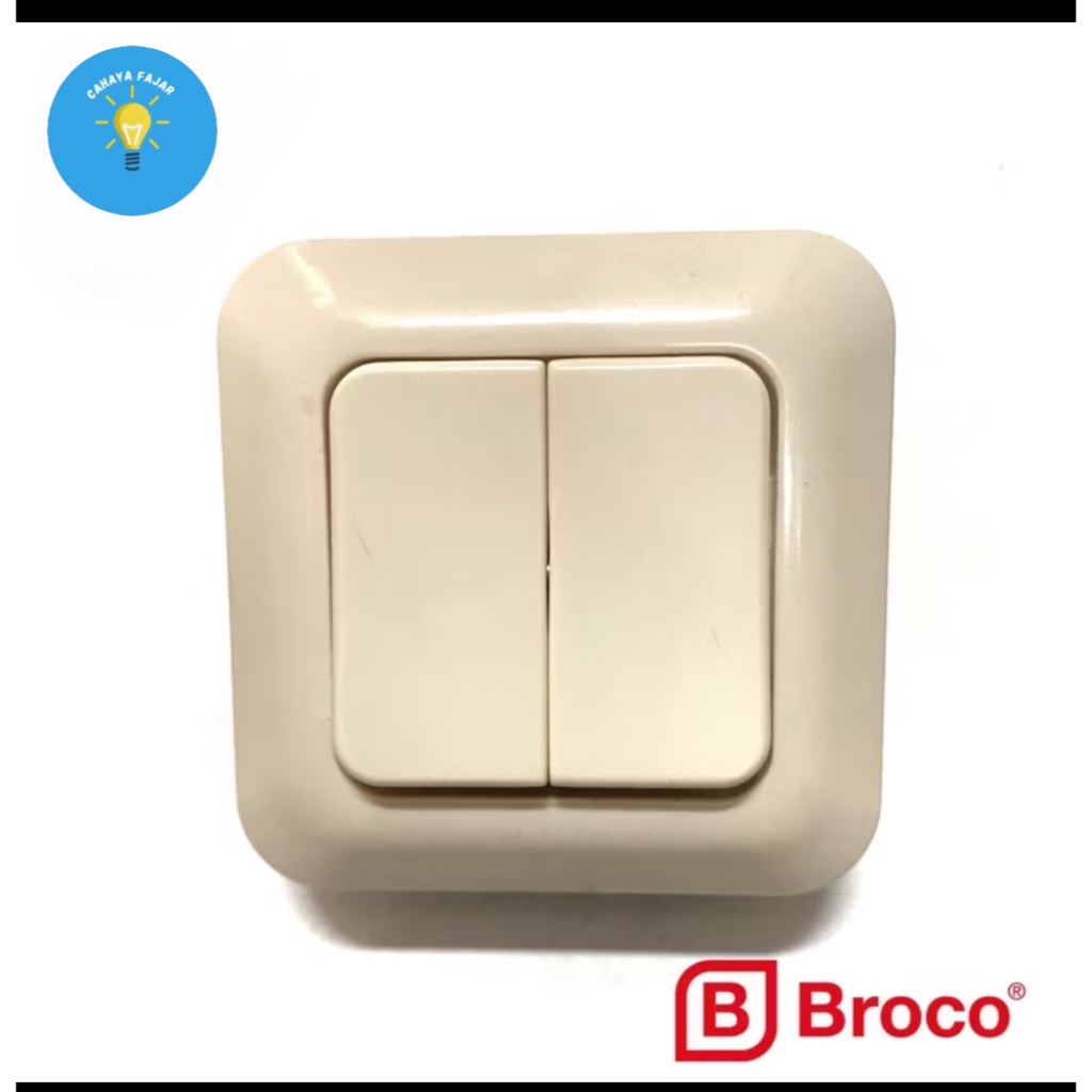 BROCO SAKLAR SERI GRACIO INBOW CREAM/SAKLAR SERI GRACIO BROCO INBOW TANAM