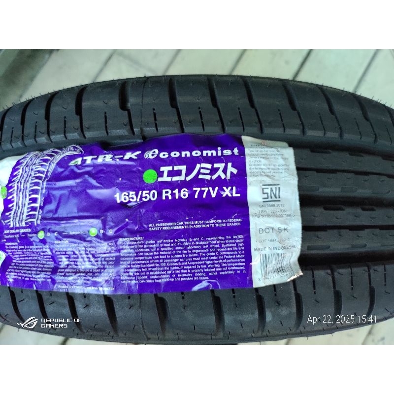Ban Achilles ATR-K Economist 165/50 R16