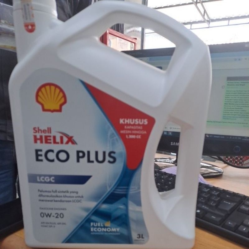 oli mesin shell helix eco plus 0w-20