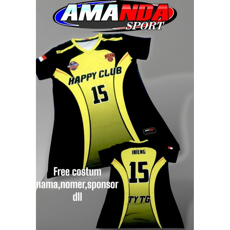 Costum Jersey voli kaos volly printing cewek cowok