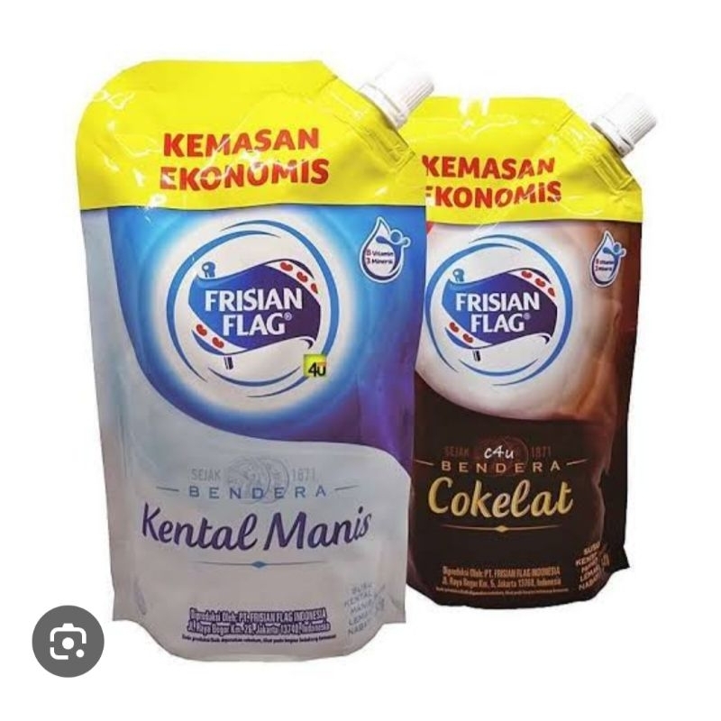 

Susu Bendera Vanila#Coklat pouch 545g