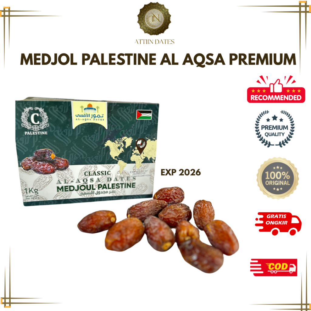 

KURMA MEDJOL PALESTINE / KURMA JUMBO PREMIUM / KURMA MEDJOL AL AQSA / KURMA JUMBO MURAH