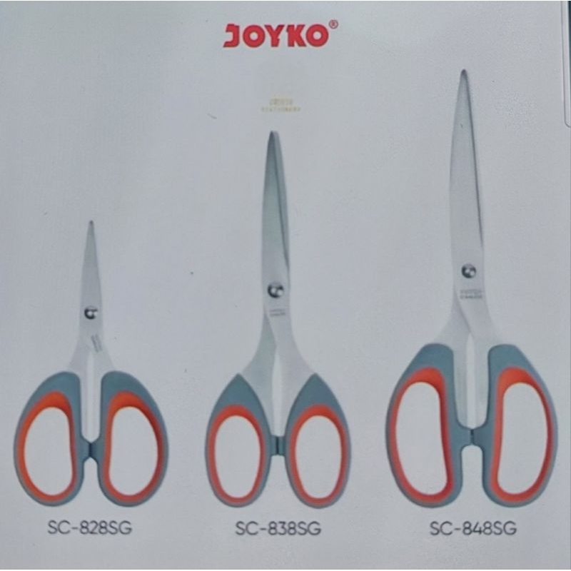 

Gunting Soft Grip Joyko SC-828SG, SC-838SG, SC-848SG