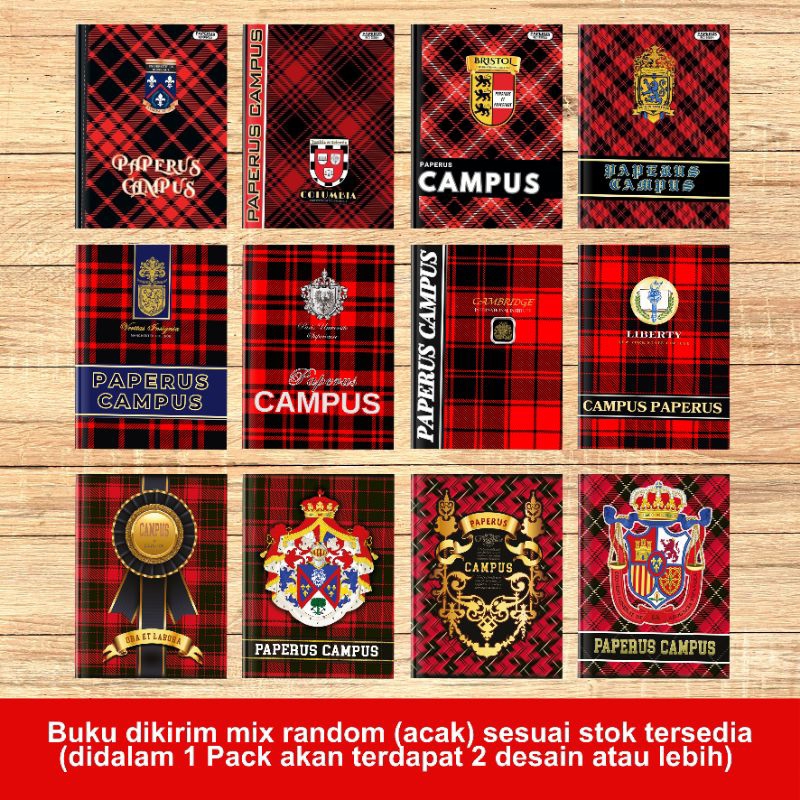 

Ay00! PAPERUS Buku Tulis Campus / Series TARTAN / Buku Tulis Murah
