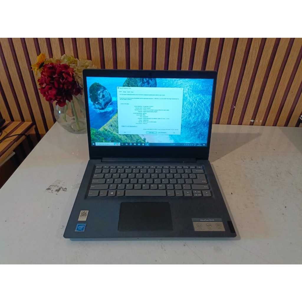 Laptop Second Lenovo Ideapad S145 | Intel Celeron 4205U RAM 4GB SSD 256 GB Layar 14 Inch | Mulus & B