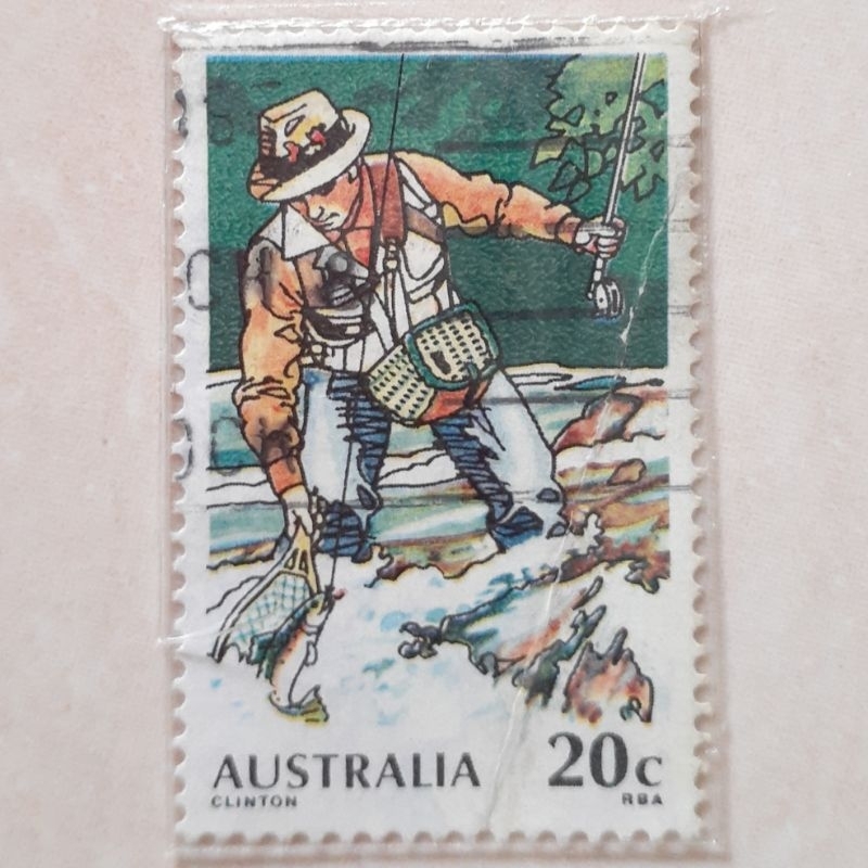 

(AT1) Perangko Australia Fishing (Fly Fishing) Tahun 1979
