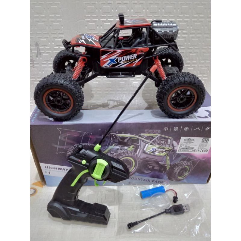 Mainan Mobil Remot Control OffRoad Climbing Spray 3688-P124A