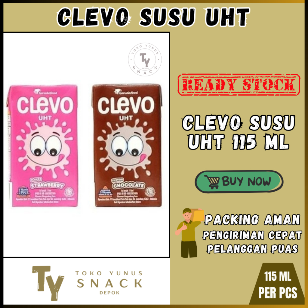 

CLEVO SUSU UHT COKLAT STRAWBERRY 115 ML