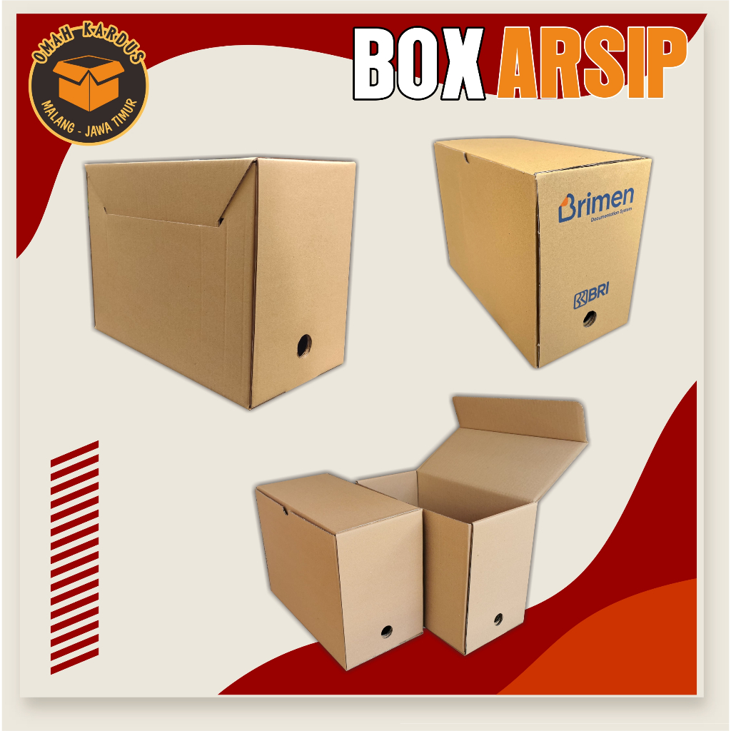 

Box Arsip 38x19x28 cm / box file / box dokument / Kardus file / kardus arsip BRI BRIMEN / BOX ARSIP BRIMEN / BOX FILE BRIMEN