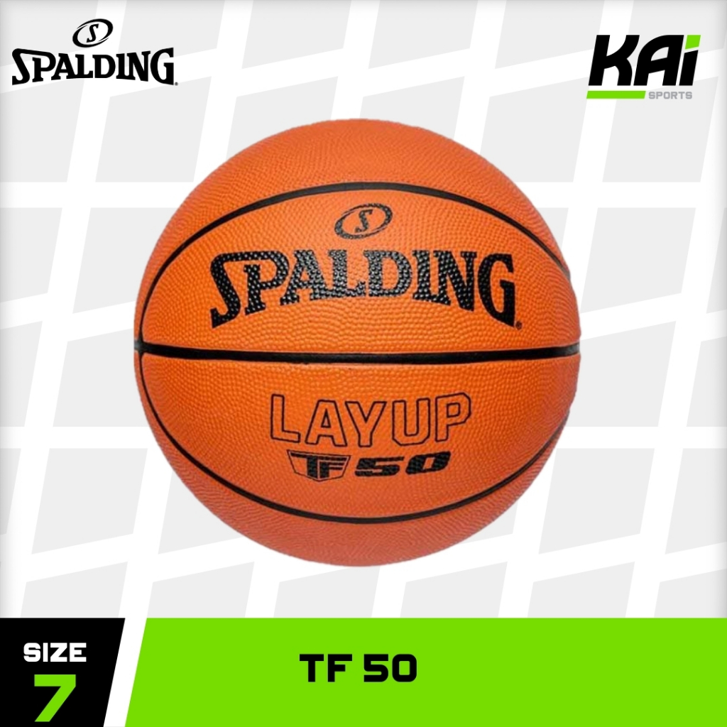 Bola Basket Spalding Lay Up TF - 50 SIZE 7 Rubber Outdoor
