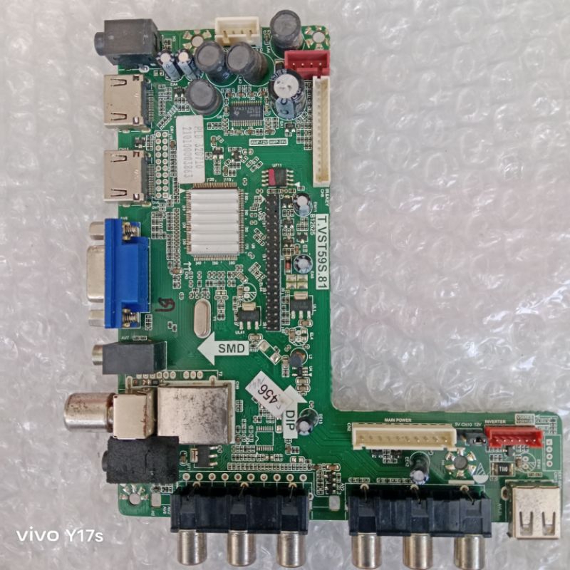 MB MOBO MAINBOARD MESIN TV POLYTRON PLD 32D710 PLD 32D758 PLD32D758 NORMAL TESTED