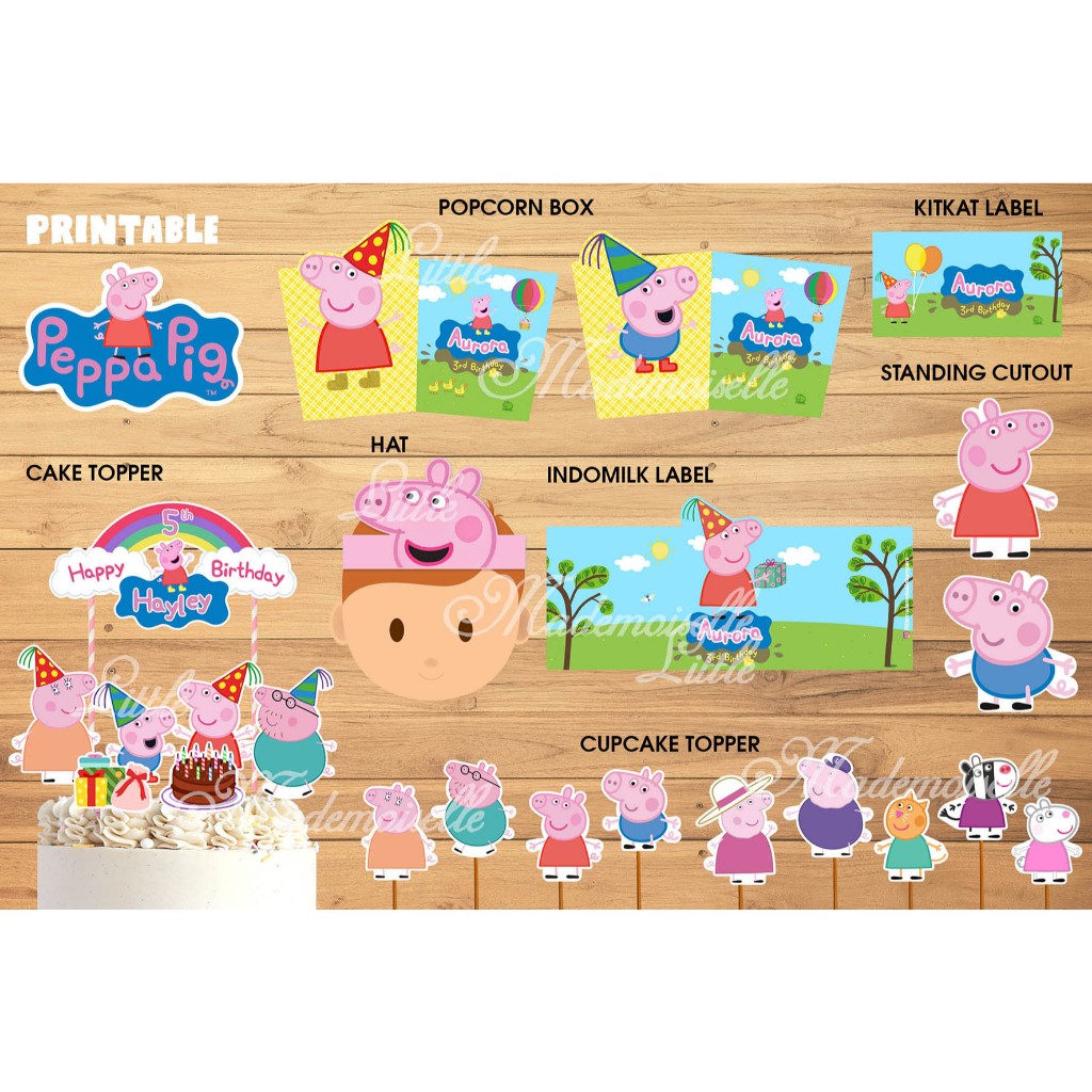 

Party printable / paket pesta Peppa Pig