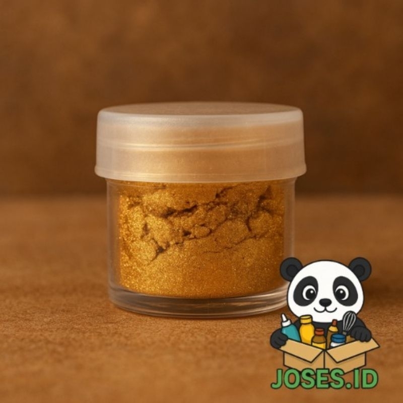 

Lustre Dust Gold Silver Bubuk Glitter 3 Gram bisa dimakan Edible [1 pack] Grosiran Murah