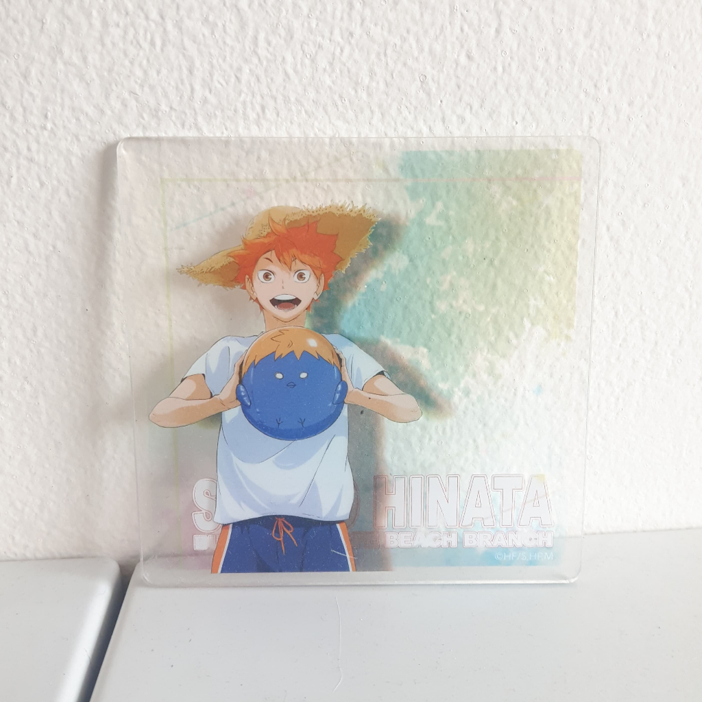 [WAJIB CO PACKING] OFFICIAL COASTER HINATA SHOYO HAIKYUU