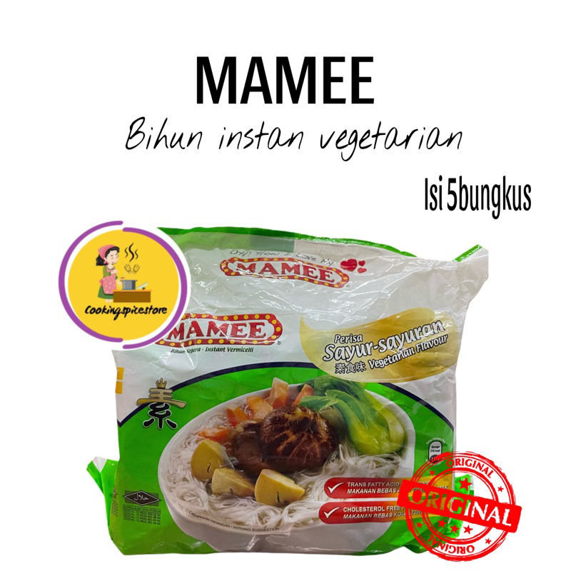 

MAMEEE Mie vegetarian / Bihun instan MAMEE Vegetarian