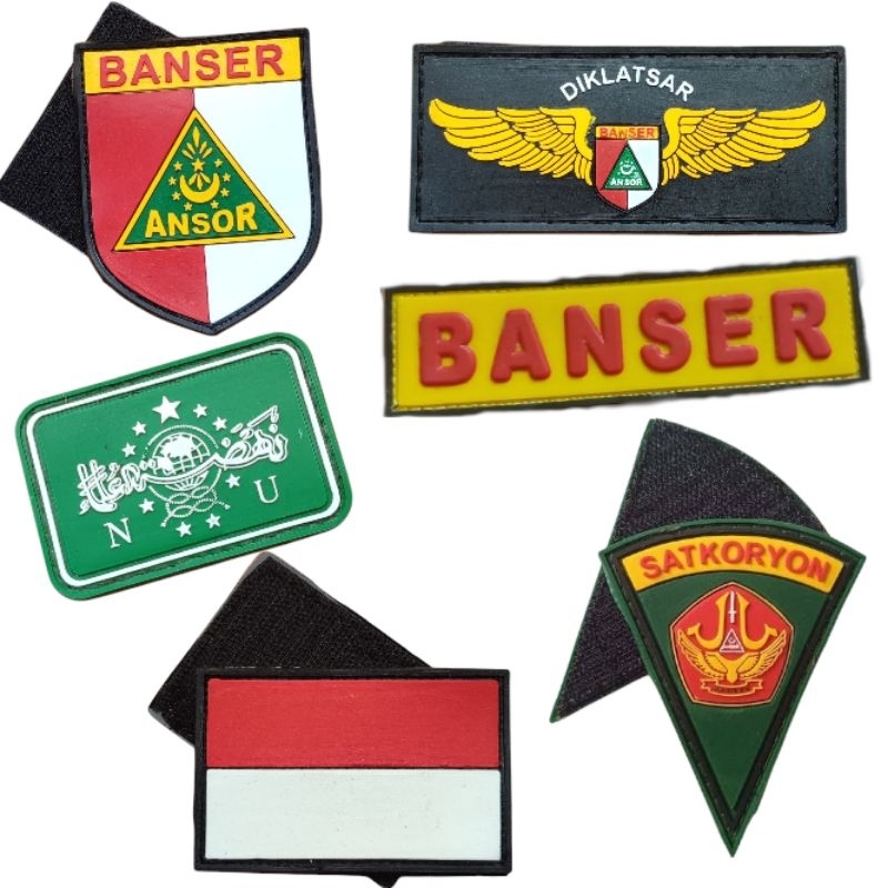 rubber patch banser // rubber banser // rubber patch logo banser