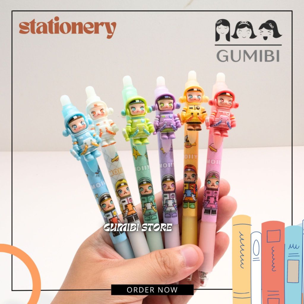 

PULPEN CETEK HAPUS BONEKA MOLLY SPACE ASTRONOT PULPEN CETEK ERASABLE PEN CETEK 3D BONEKA MOLLY LUCU TERMURAH GUMIBI STORE
