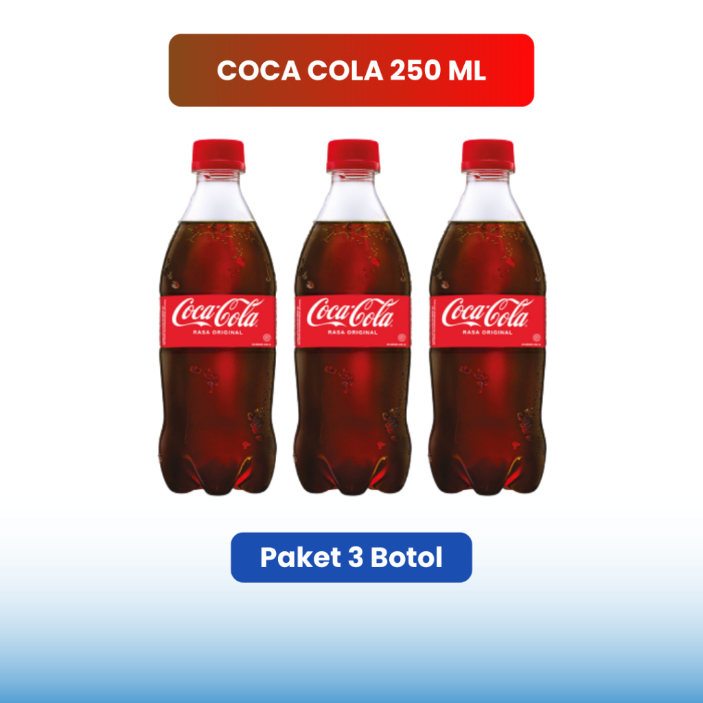 

Jual Coca Cola Ukuran 250 ml Paket 3 Botol