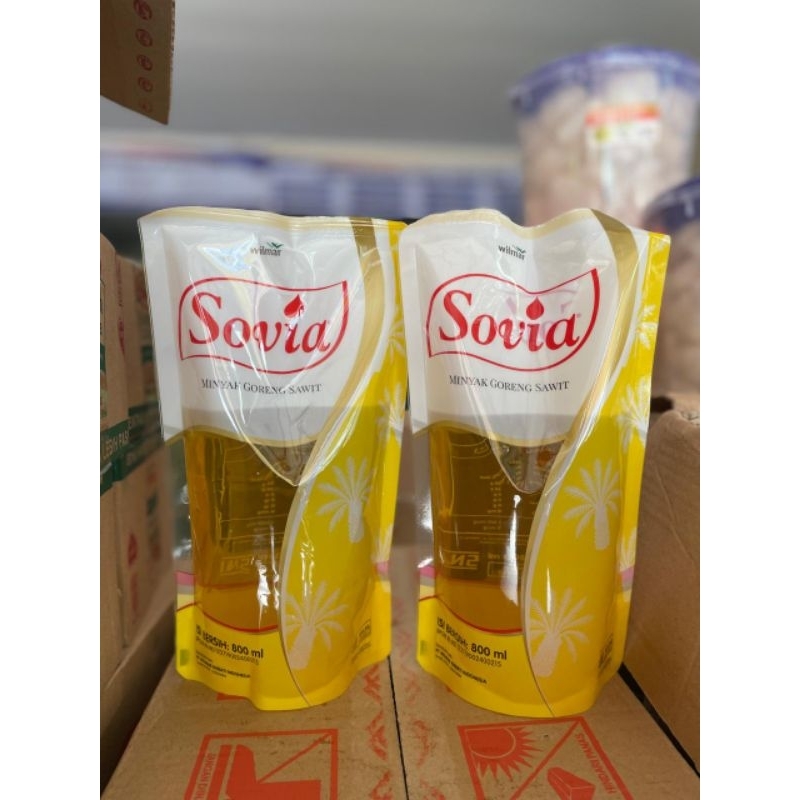 

Minyak goreng Sovia refill 800ml