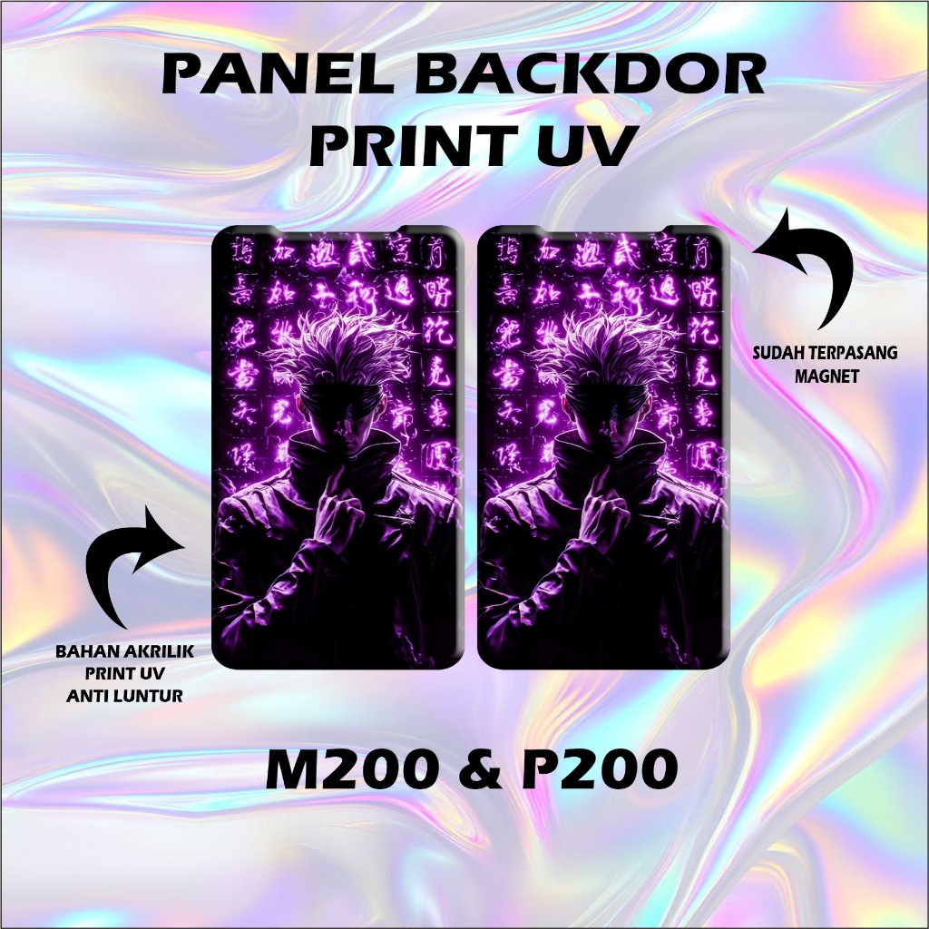 

PRINT UV AKRILIK M&P 200 ANTI LUNTUR SUDAH TERPASANG MAGNET