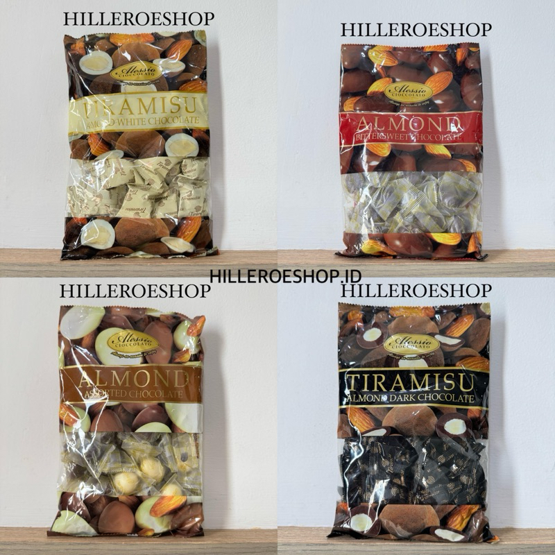 

COKLAT ALESSIO 250GRAM ALMOND TIRAMISU CHOCOLATE DARK MILK WHITE ASSORTED COKELAT MALAYSIA