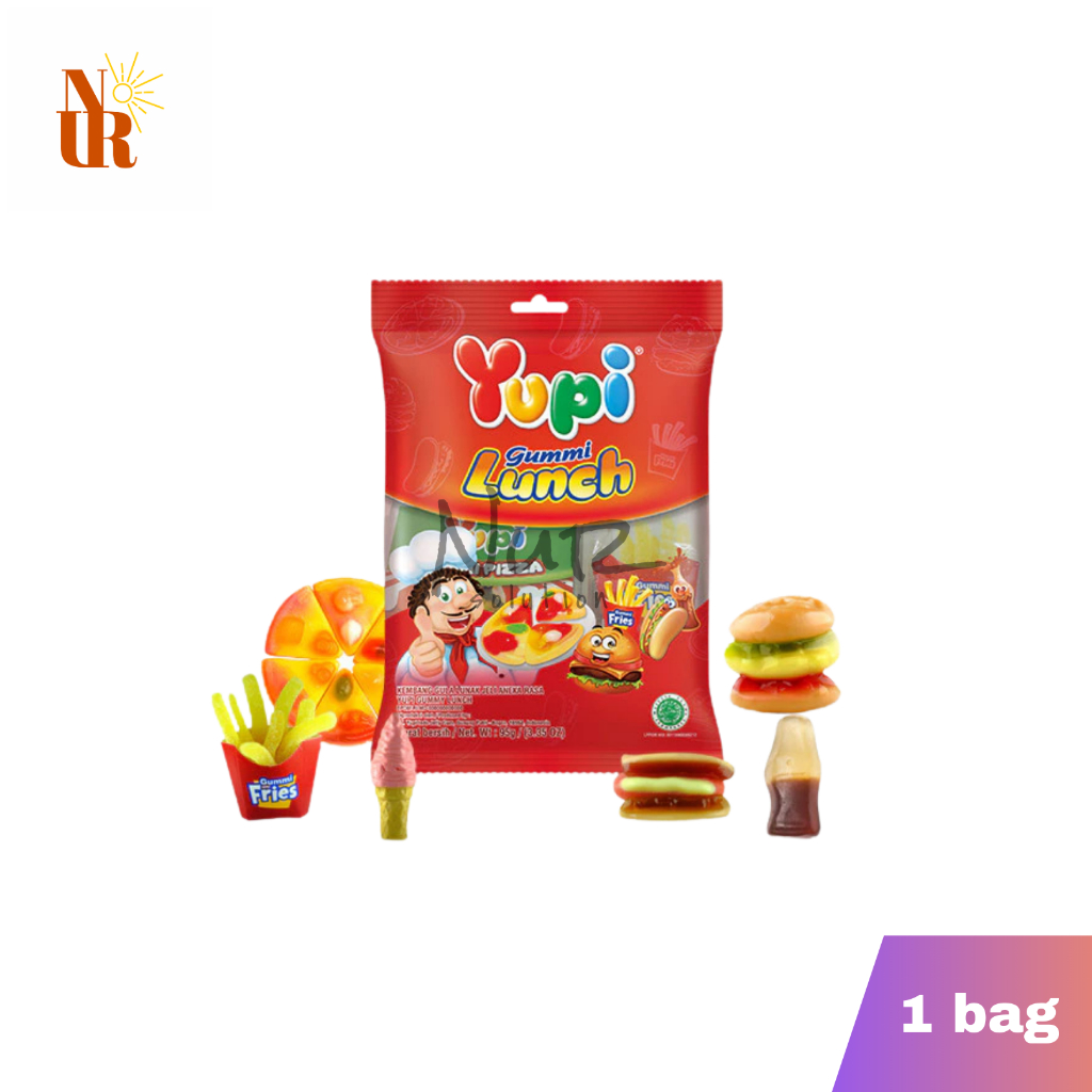 

Yupi Gummy Lunch Bag 95gr / Yupi Gummy