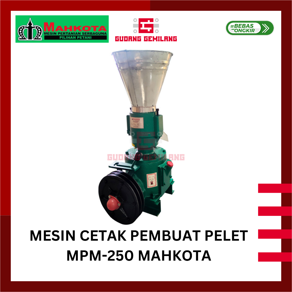 Mesin Cetak Pelet MPM-250 / Mesin Pembuat Pelet MPM 250 MAHKOTA