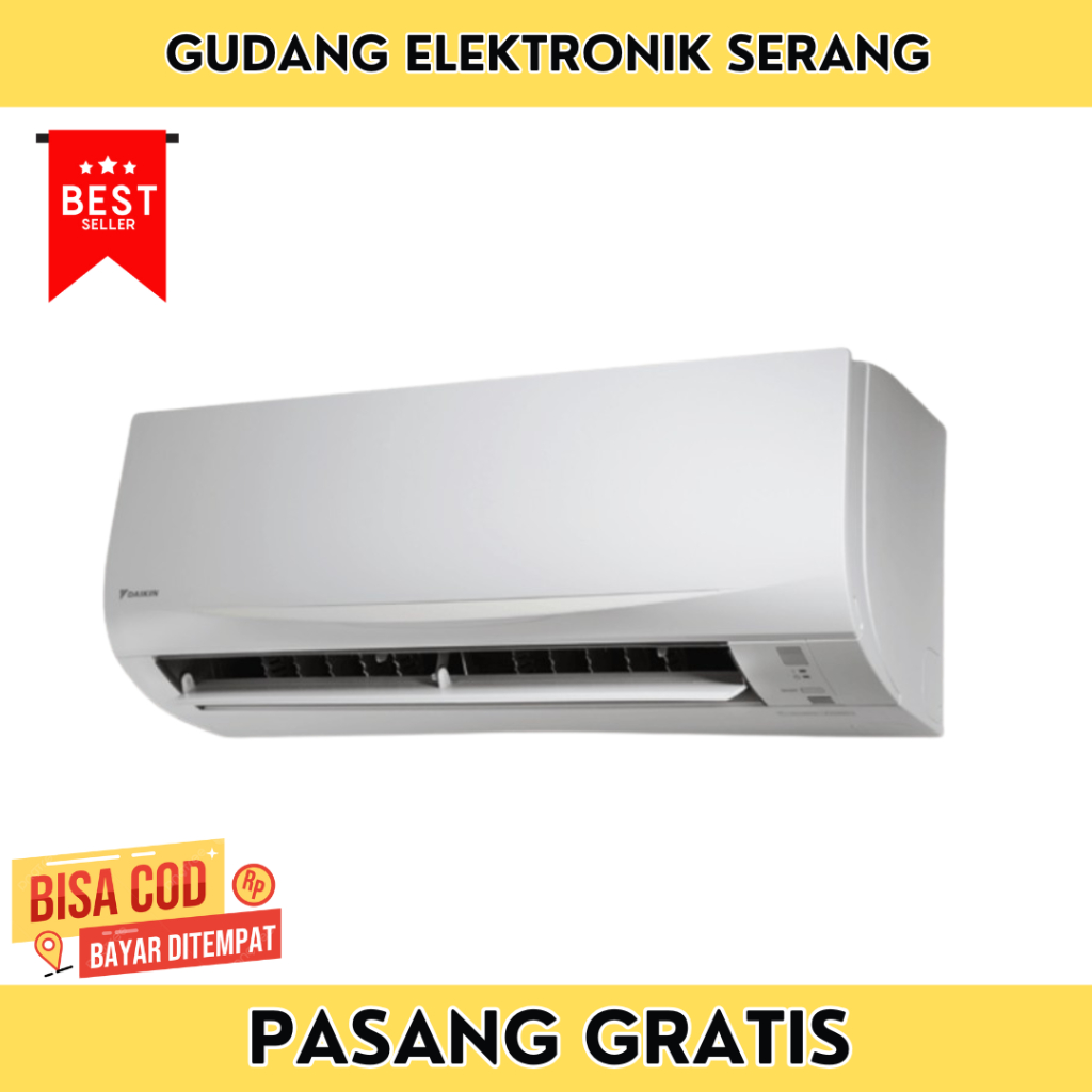 AC DAIKIN 1 PK - FTP25AV14 - R32 - HEMAT LISTRIK + PASANG