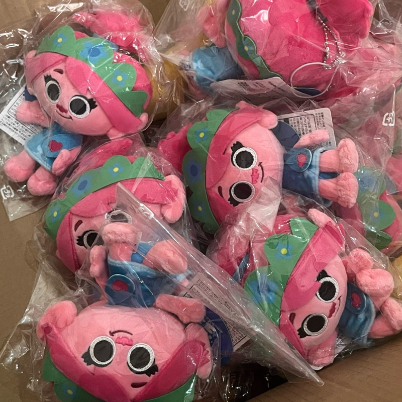 palcloset poppy trolls george chucky bagcharm keychain