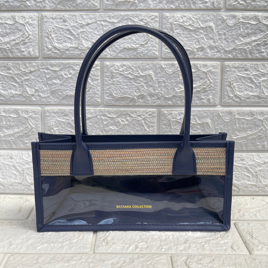 

Tas Mika Mendong Untuk Isi 3 Toples Silinder (Navy Blue) Tas Mendong Parcel Mika Transparan