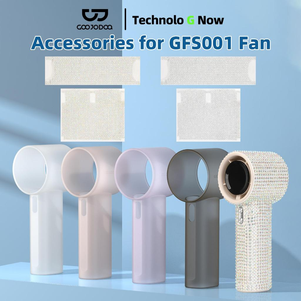 GOOJODOQ stickers case Lanyard High-speed kipas 1:1 Crystal sticker For GFS001/GFS006/GFS007/GFS009
