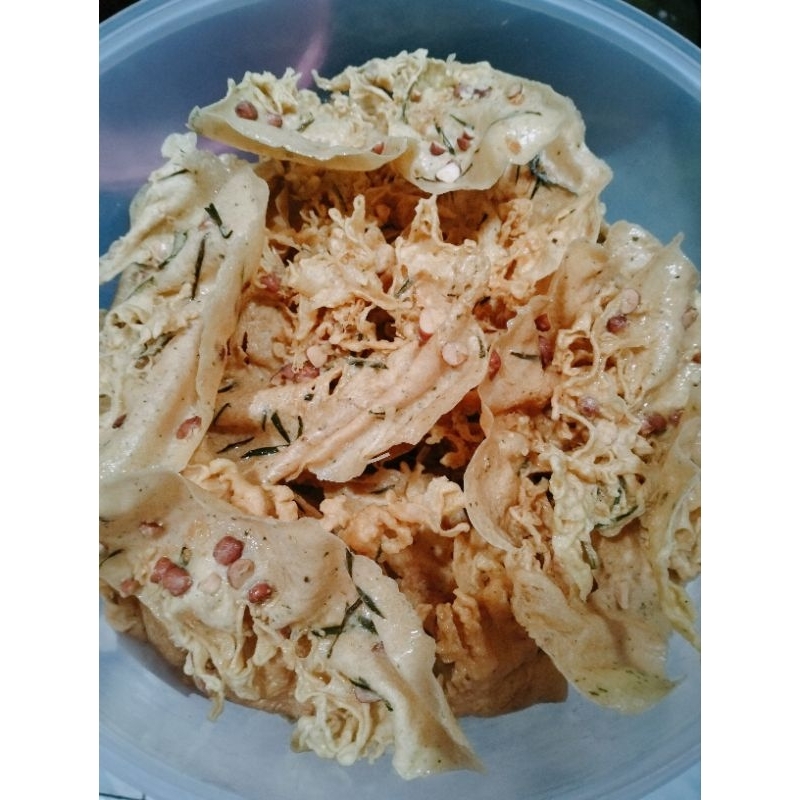 

Peyek rebon renyah bu kapiyah