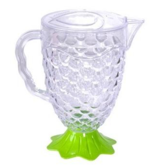 Golden Sunkist 3025 Eskan Teko Air Water Jug Motif Ikan Nanas Kristal Bening Transparan Plastik