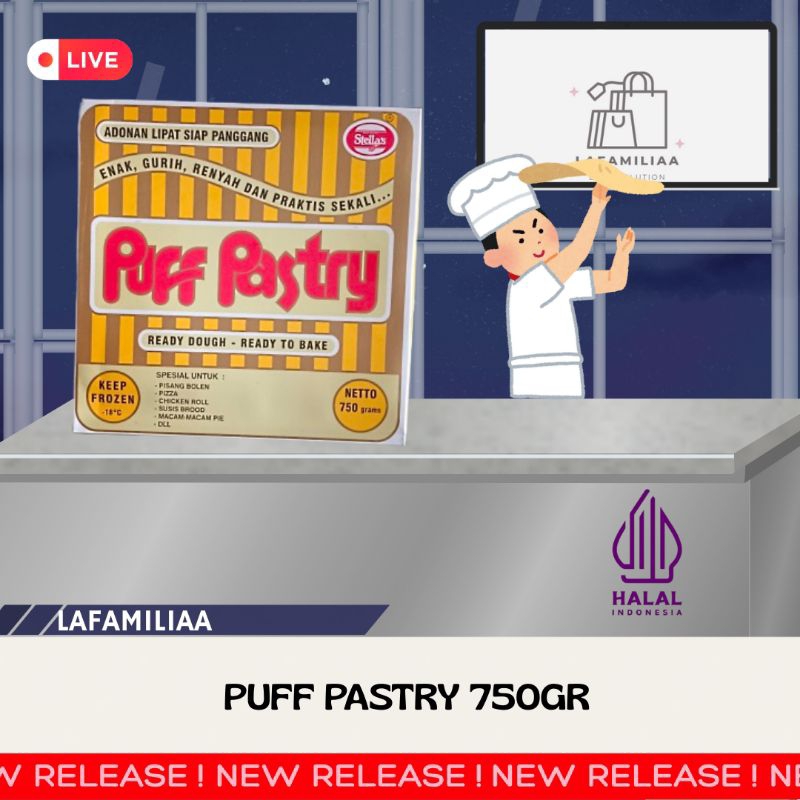 

Puff Pastry Stella 750gr