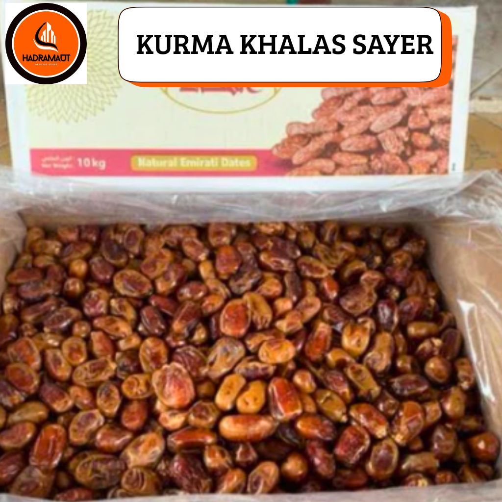 

Kurma Gold Emirate Sayer 1KG Asli Arab Saudi Premium BPOM Untuk Nabeez Buka Puasa Basah Madu Enak Repack Kemasan Plastik