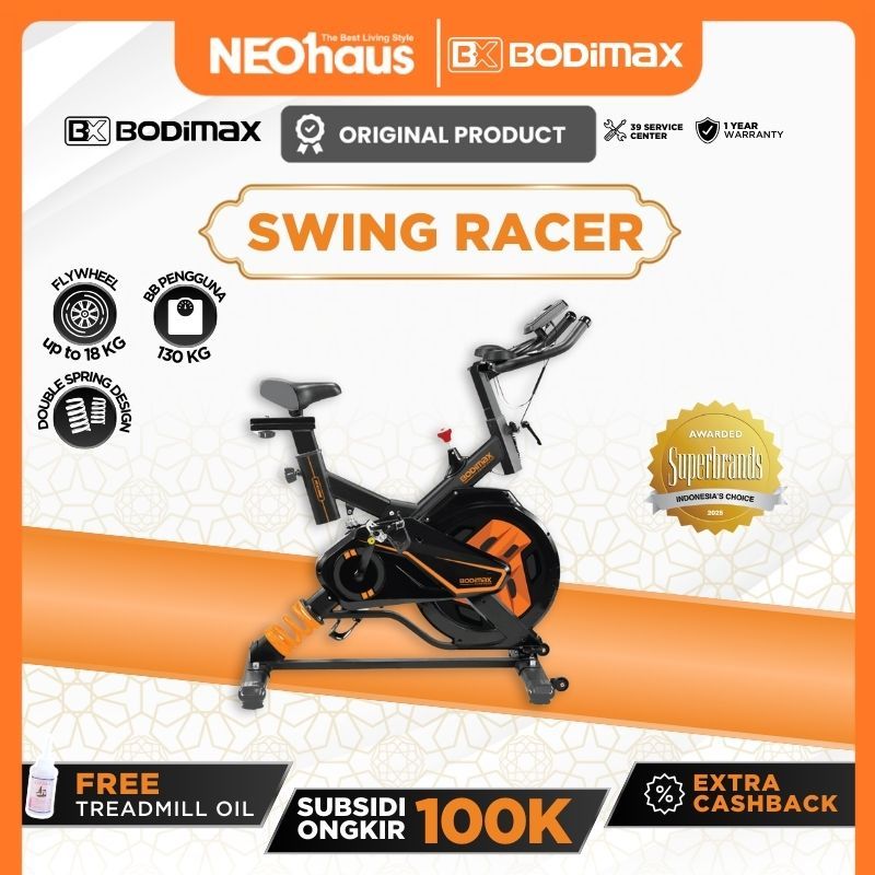 BODIMAX SWING RACER BIKE / Sepeda Statis