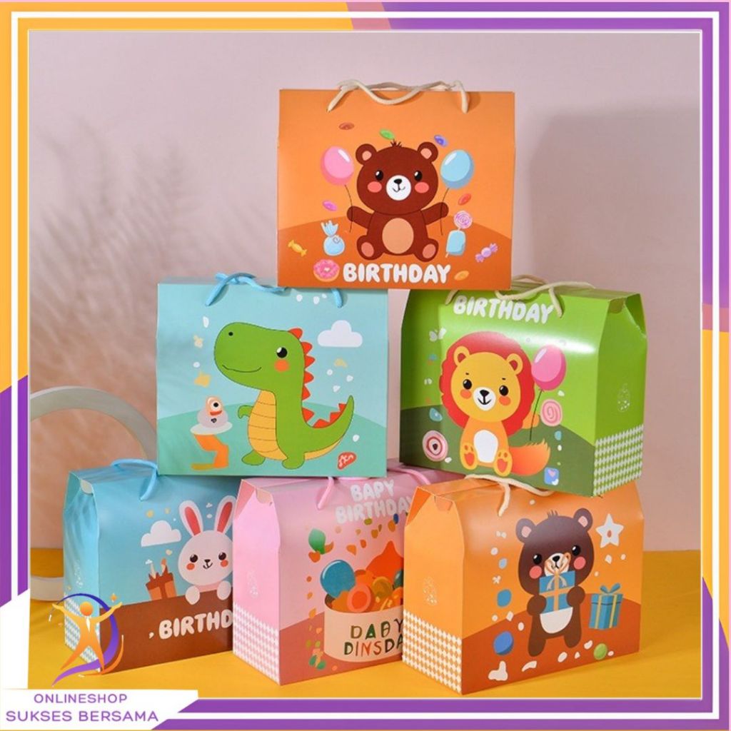 

OSB Paperbag Ulang Tahun Goodie Bag Karakter Tas Hadiah Ulang Tahun Anak Gift Box Ultah Souvenir Kotak Hadiah Kado anak