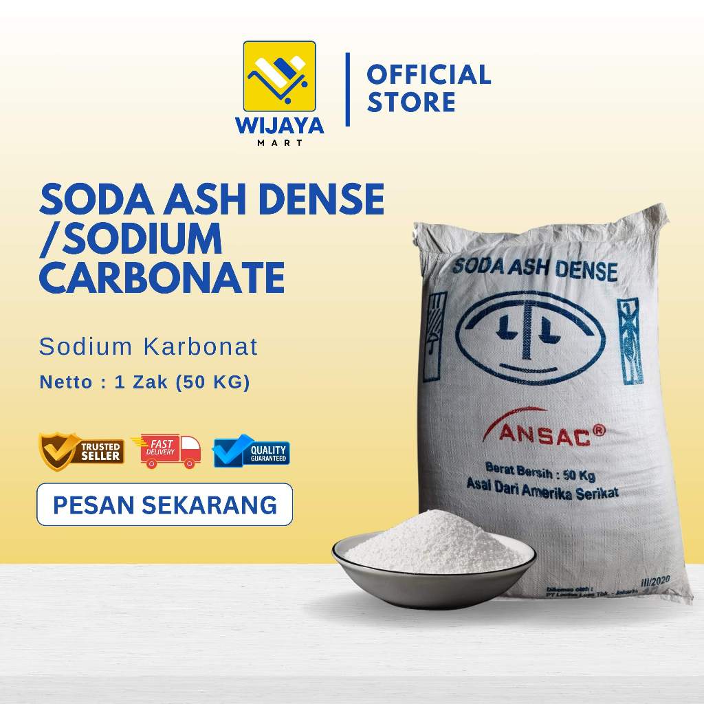 

Soda Ash Dense 50 KG / Soda Abu 50 KG