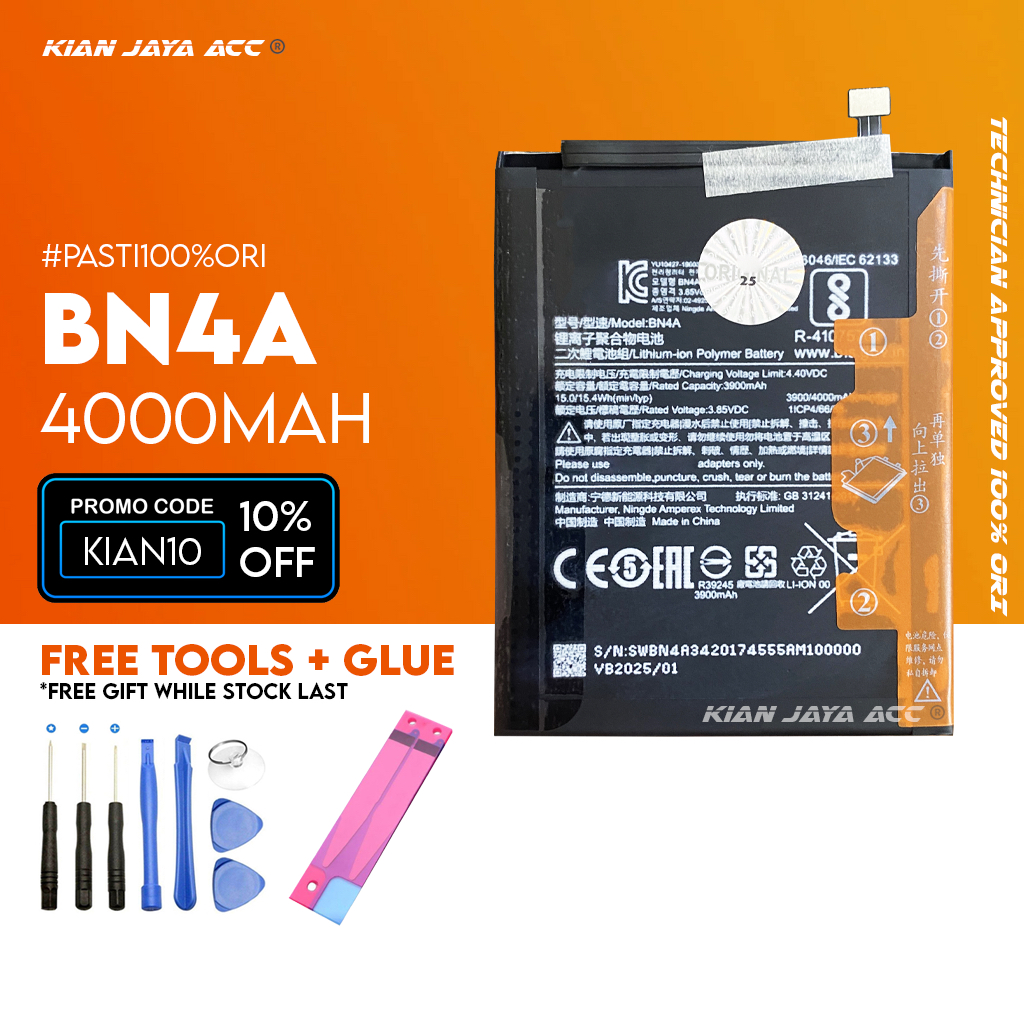 ❤️ Baterai Original ❤️ Redmi Note 7 / Redmi Note 7 Pro BN4A Batre Batrai Battery Ori 100%