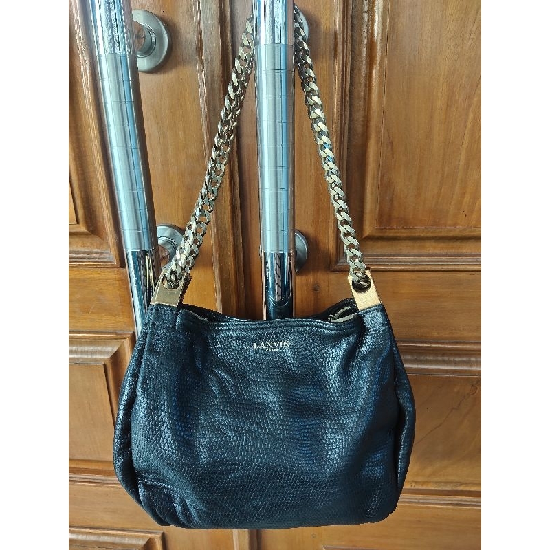 SHOULDER BAG KULIT ASLI LANVIN PRELOVED