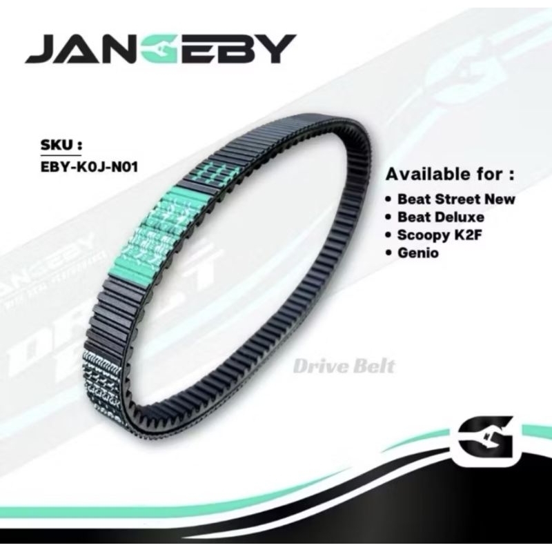 V BELT DRIVE BELT JANGEBY BEAT DELUXE GENIO SCOOPY K2F BEAT STEREET NEW LED VANBELT RACING ORIGINAL