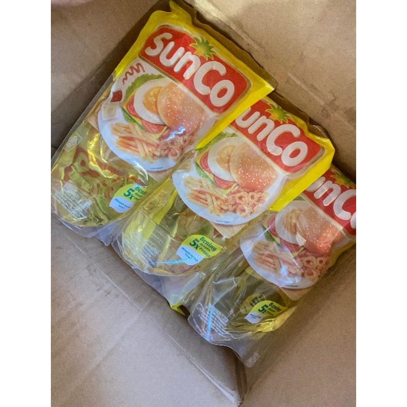 

[READY] Minyak SunCo 1 liter karton