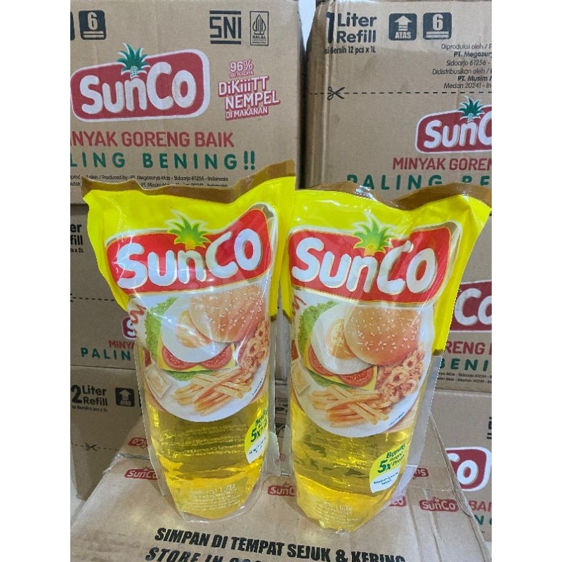 

[READY] Minyak goreng SunCo 1 liter