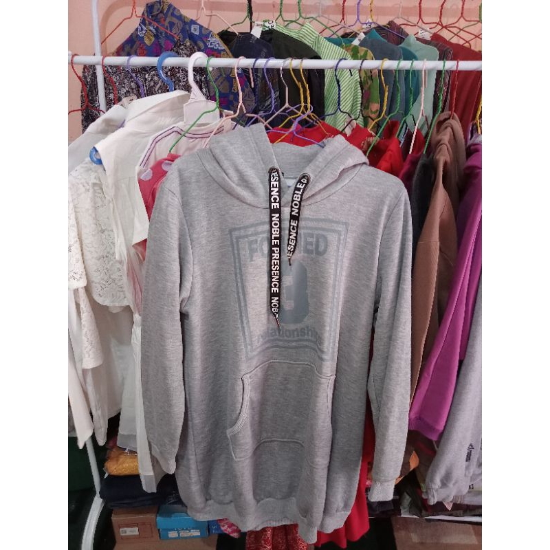 Hoodie Tunik Pria/wanita