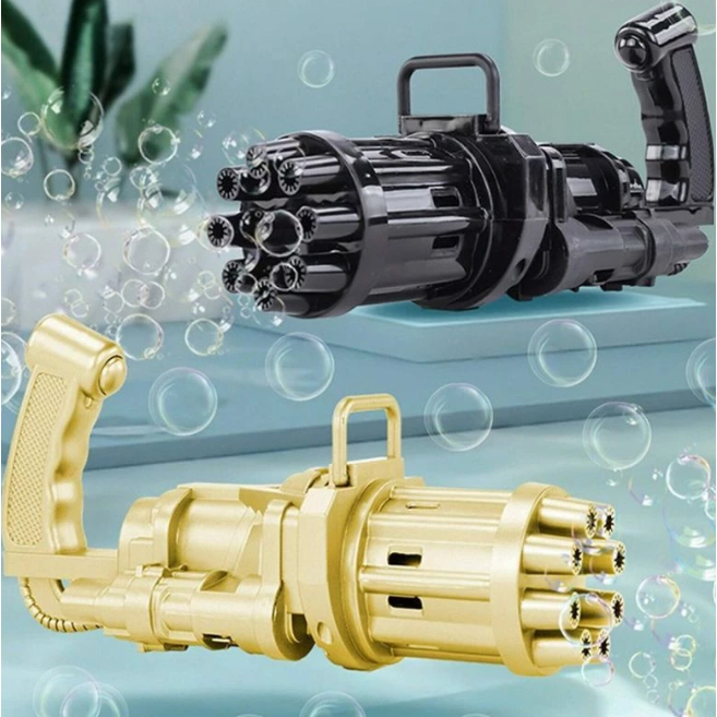 pistol bubble gatling gun FU 1145 / bubble blower machine / mainan mesin