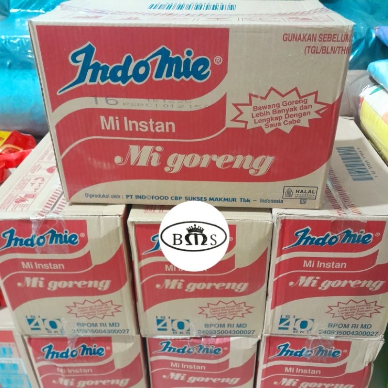 

INDOMIE Mie Goreng Instan (1Dos = 40 bungkus)