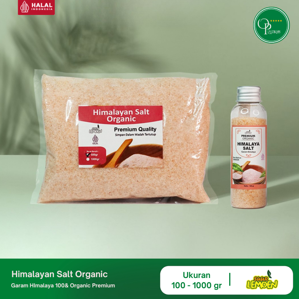 

Garam Himalaya Salt 100gr 250gr 500gr 1000gr by Suur Lemoen