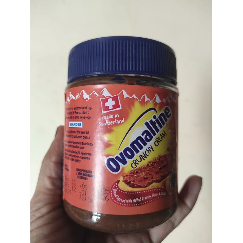 

OVOMALTINE CRUNCHY CREAM 230GR/SELAI COKLAT OVOMALTINE